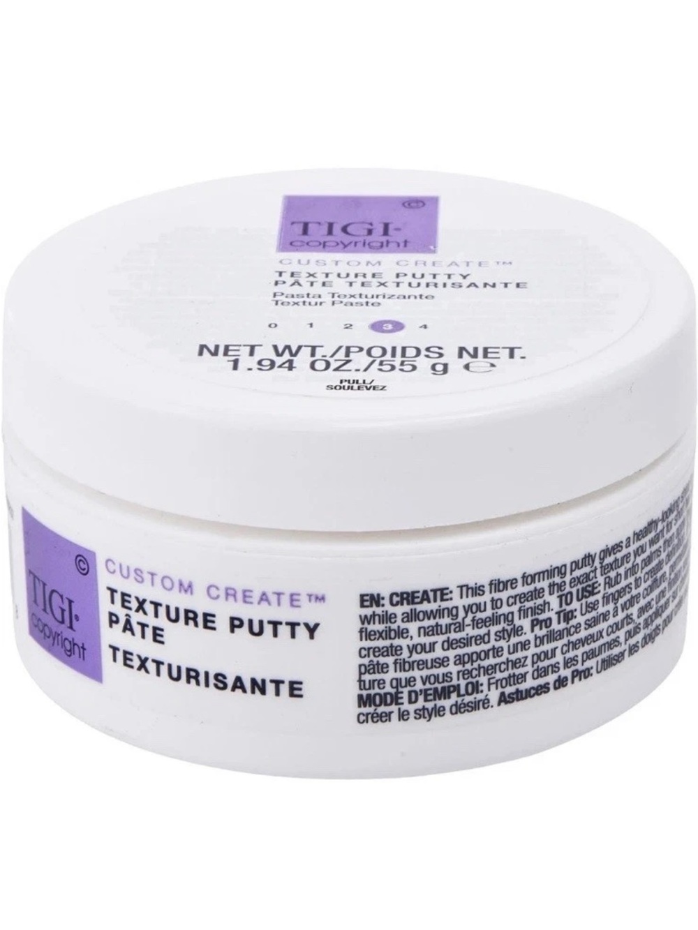1 x 1.94 oz Tub TIGI Copyright Custom Create TEXTURE PUTTY